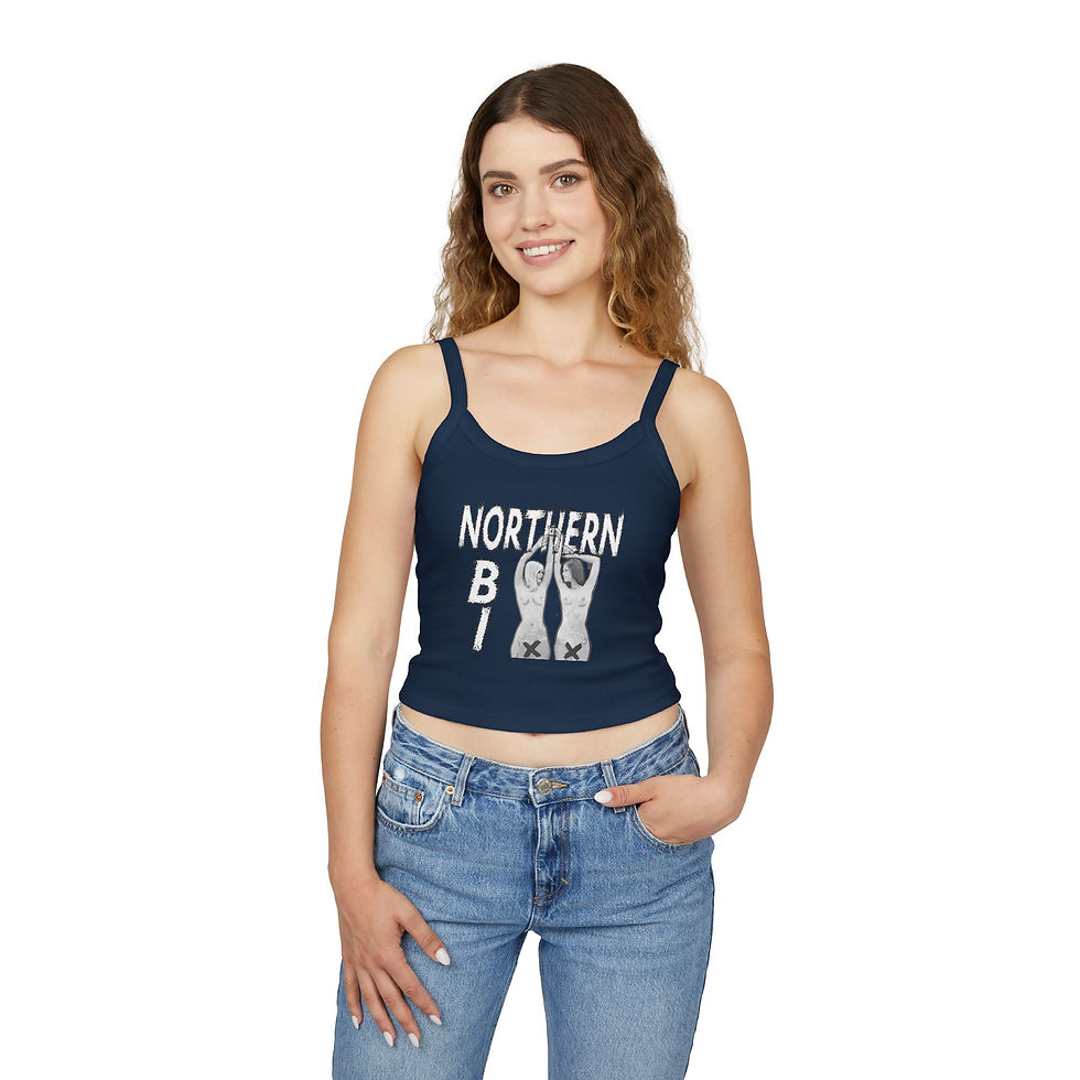 Thumbnail:  Women's Spaghetti Strap Tank Top- Northern Bi, Adult Humor, Sexy, Fun