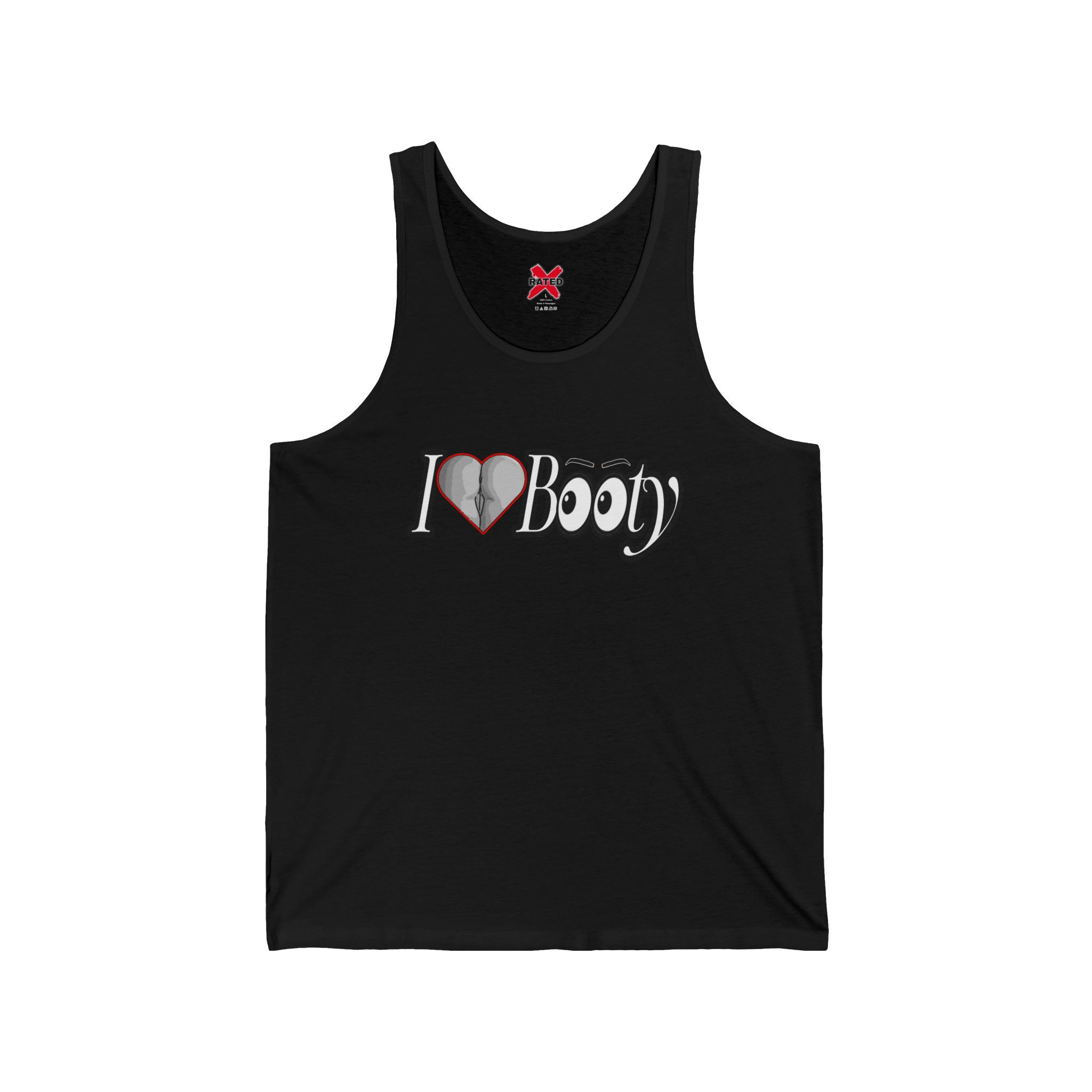 I ❤️ Booty Unisex Jersey Tank - Fun & Flirty Summer Top