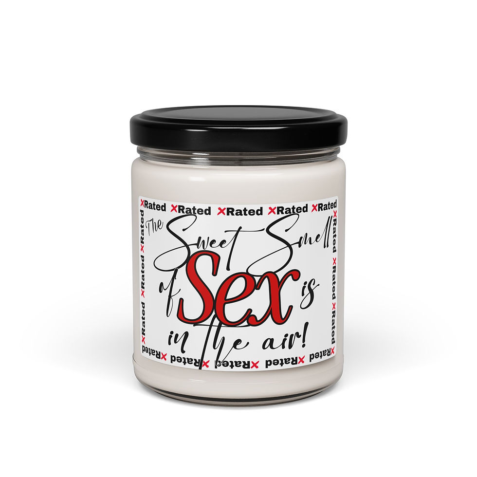 Sweet Smell 0f - Scented Soy Candle, 9oz- White - Gift, Valentines, Anniversary