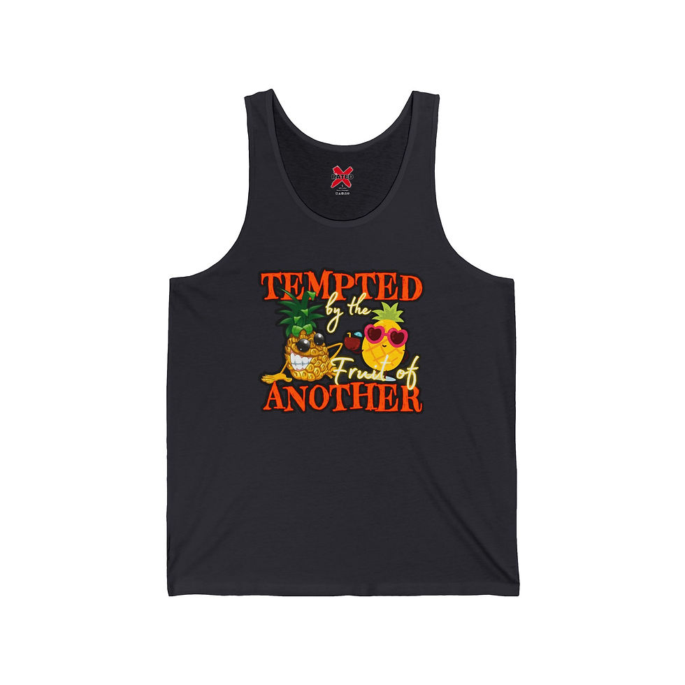 Thumbnail: Tempted by the Fruit of Another Unisex Jersey Tank