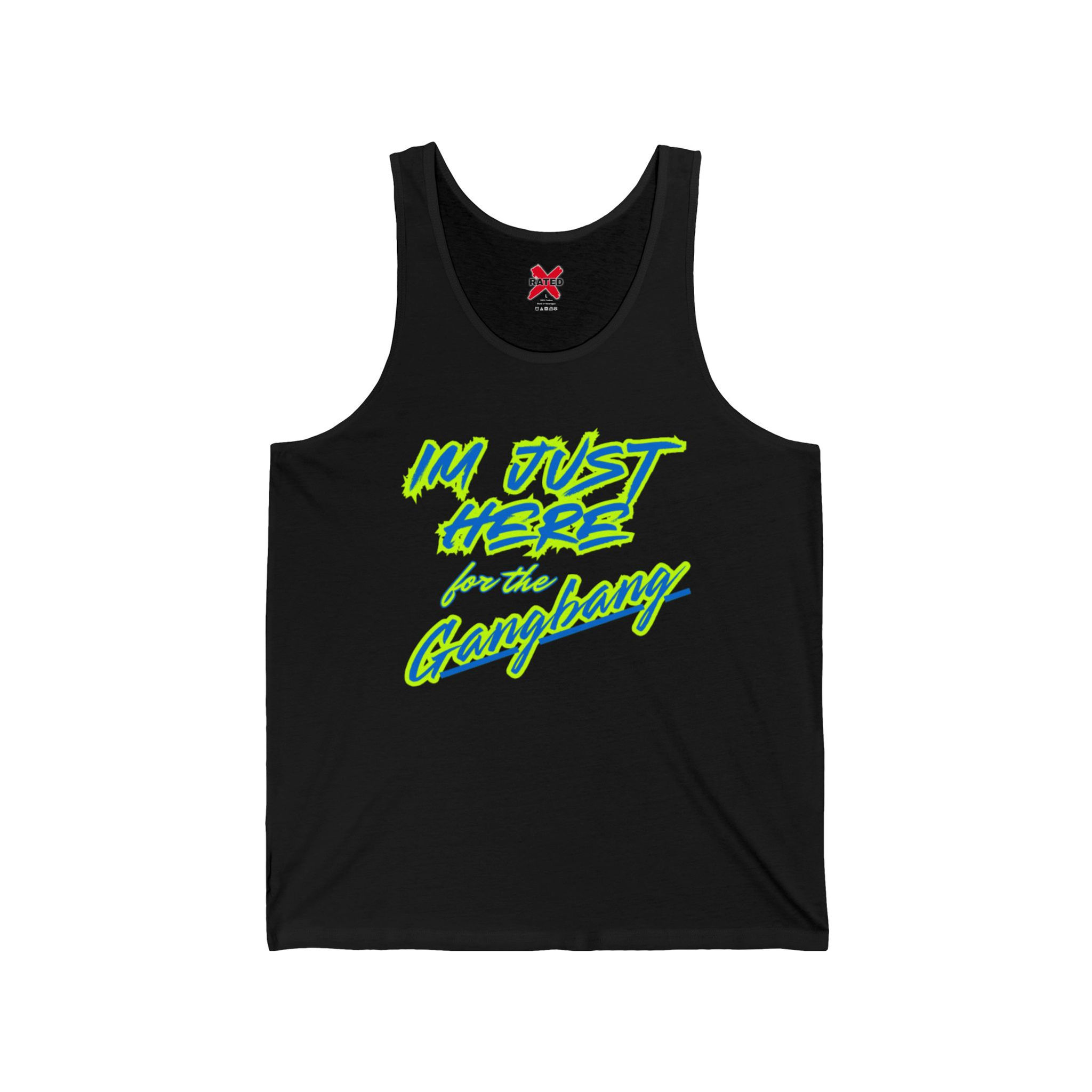 I'm Just Here for the Gangbang Unisex Jersey Tank
