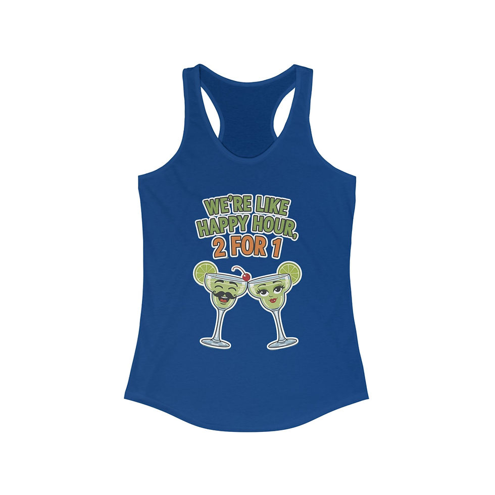 Thumbnail: Funny Happy Hour Women's Tank Top - 2 for 1