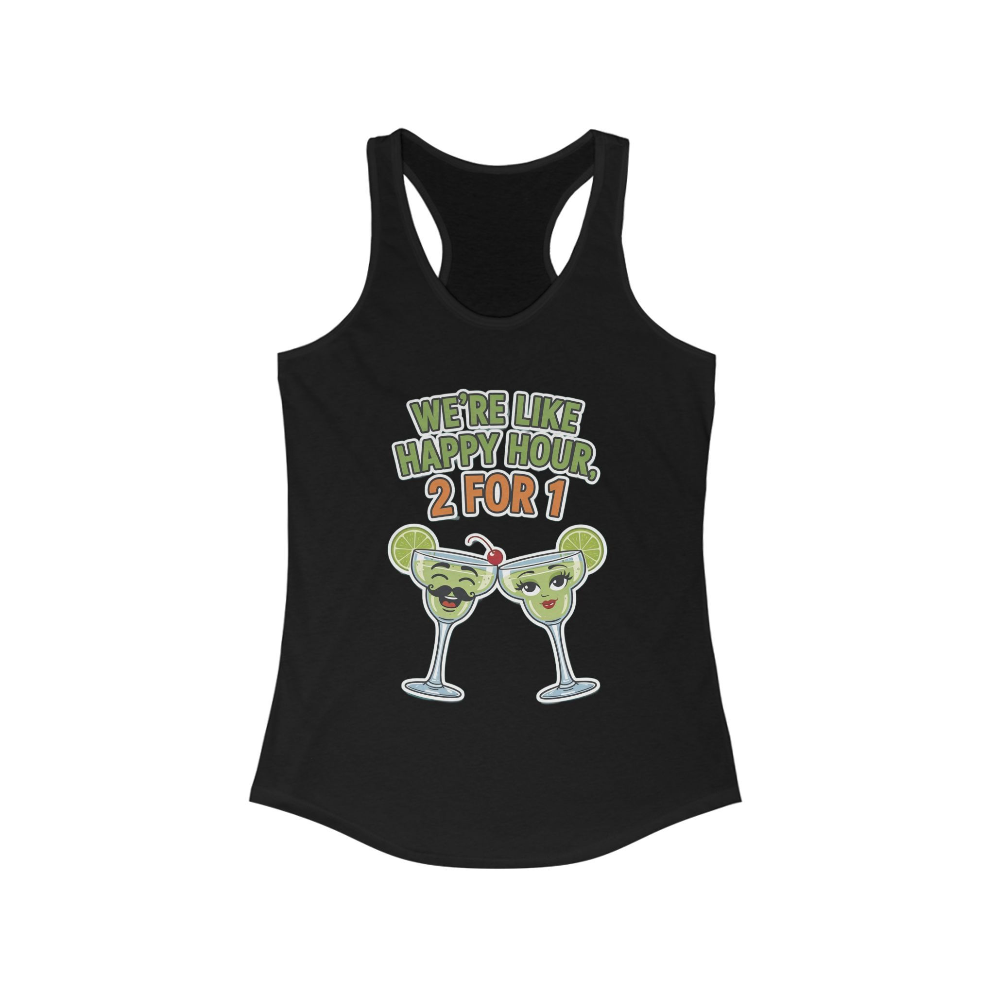 Funny Happy Hour Women's Tank Top - 2 for 1