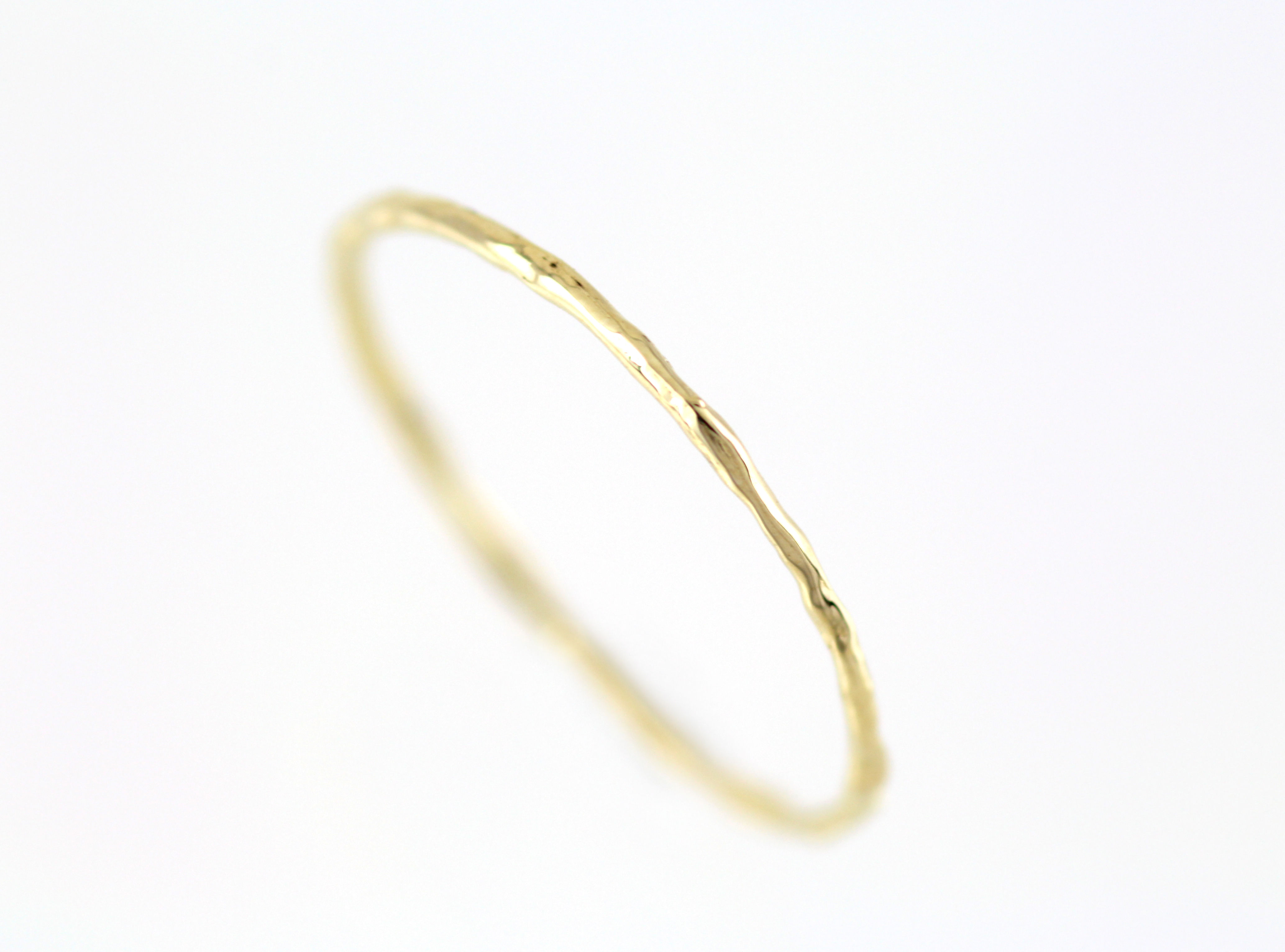 14k GOLD BRANCH RING/ THIN GOLD RING
