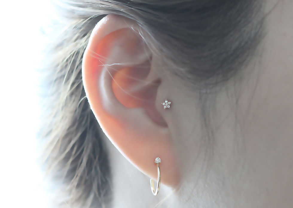 Thumbnail: RUBY HOOP EARRING