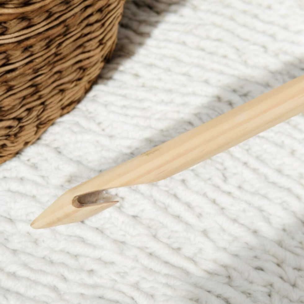 Thumbnail: Jumbo Tunisian Crochet Hook double ended