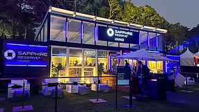 4 Container – 34' Bridge – Chase Sapphire Lounge. Boston Calling, Outside Lands, Roots Picnic. 2023