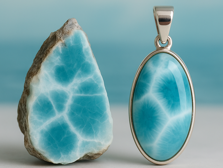 Larimar: The Tranquil Stone of the Sea and Soul