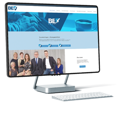 Website van BEX Zeker
