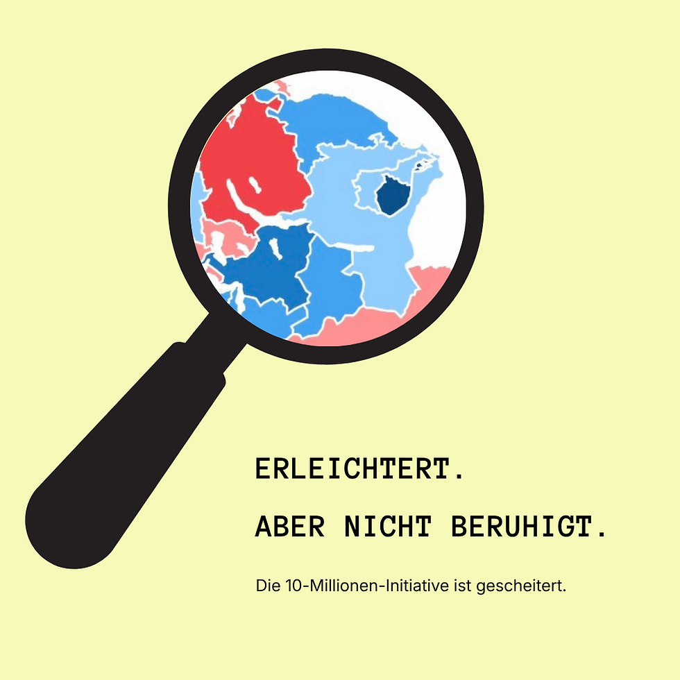 Erleichtert – aber nicht beruhigt