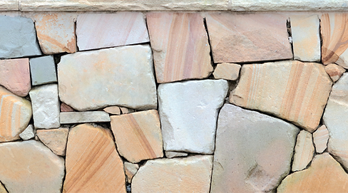 Garden wall Spanish villa