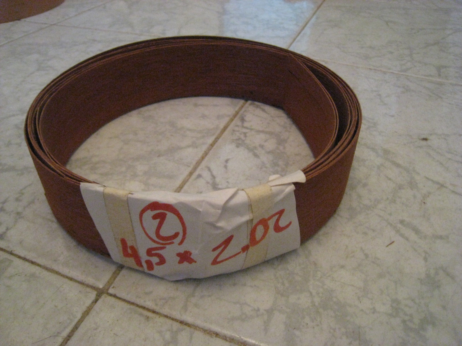 Canto Caoba para Puertas 4,5cms x 2,02mts
