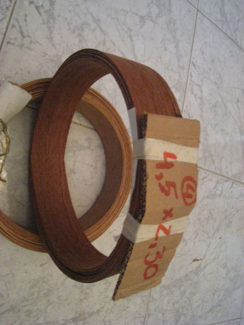 Miniatura: Canto Caoba para Puertas 4,5cms x 2,30mts