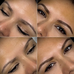 Microblading brow results for different face shapes