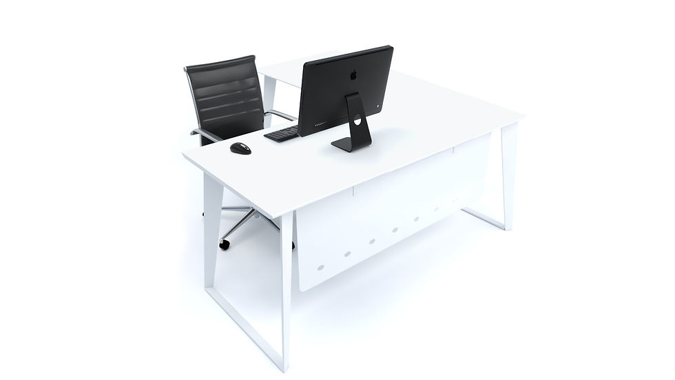 Thumbnail: RAZOR (WHITE LEGS) Corner Desks