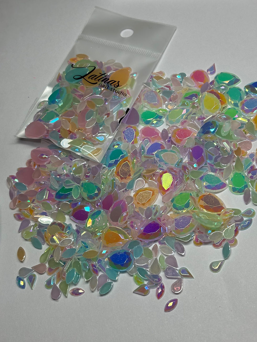 Miniatura: Pastel  Crystals Different Shapes 200pz 