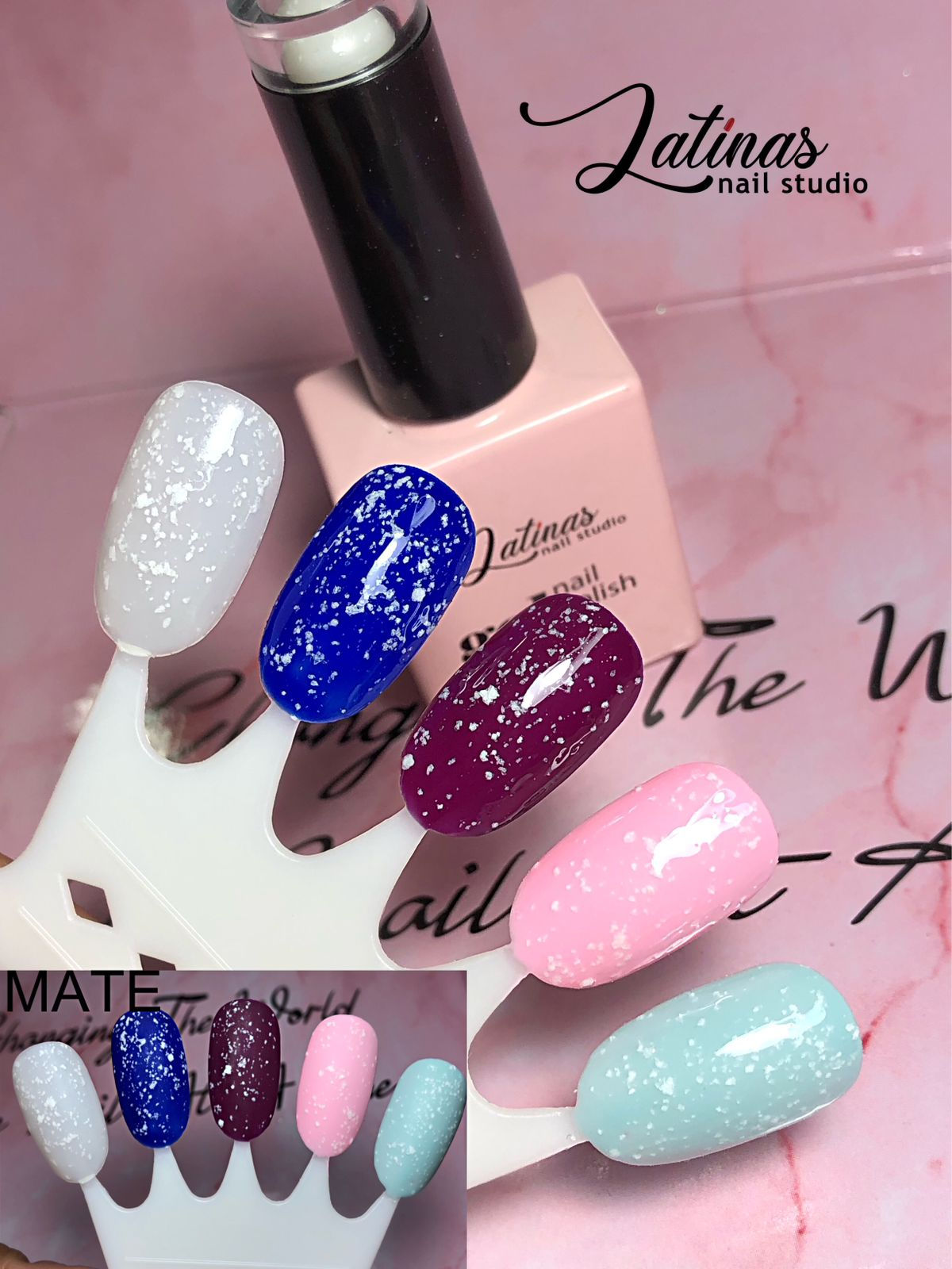 Latinas Nail Studio Snow ❄️ Top Coat 