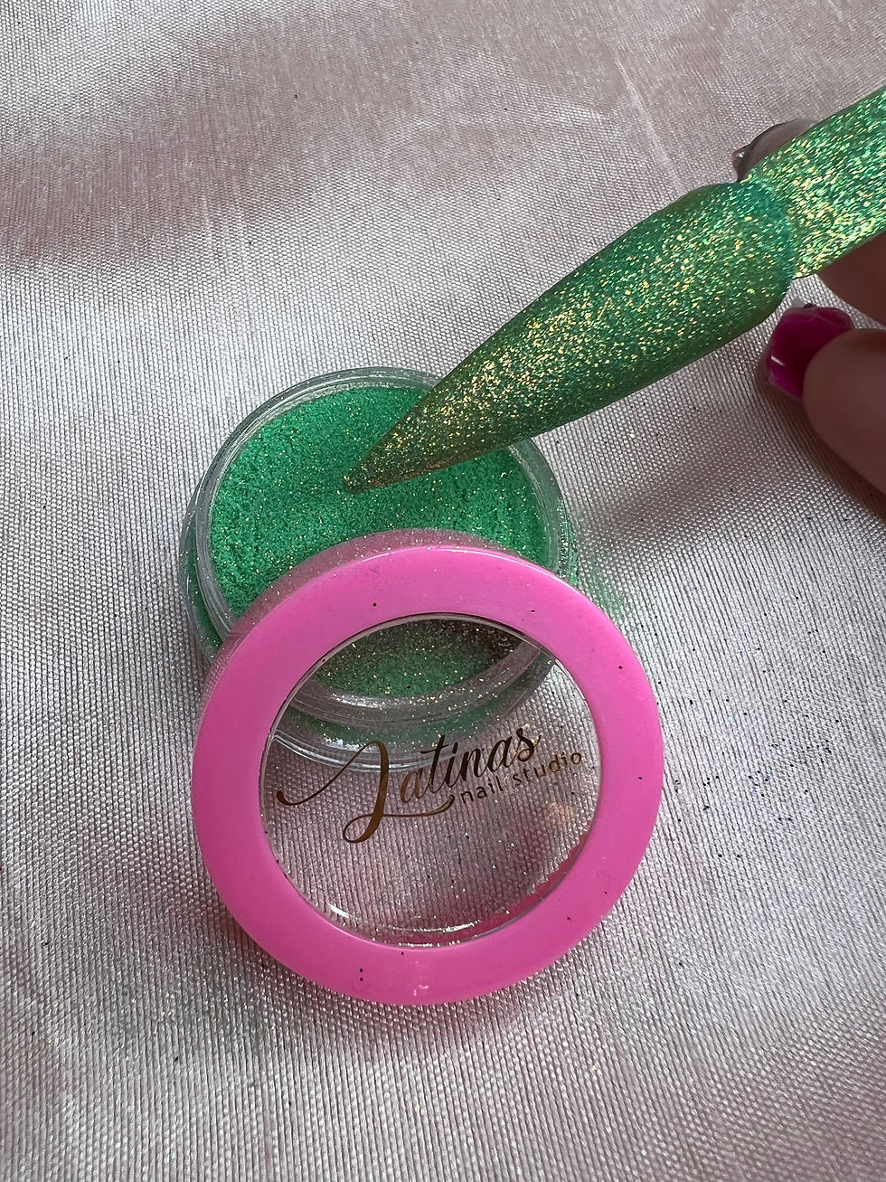 Miniatura: Sugar Effect Nail Xtra Fine Glitter set  15pz 