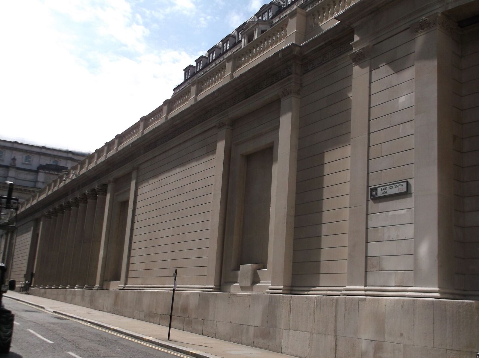 BANK OF ENGLAND BARTHOLOMEW'S LANE