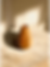 Olive Wood Teardrop Shape Vase