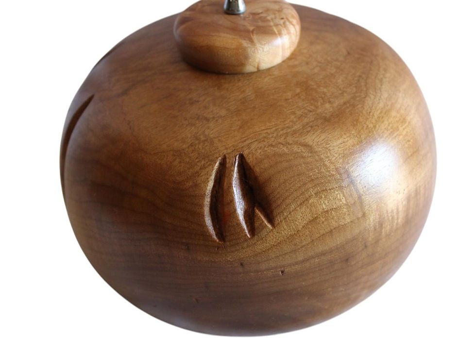 Thumbnail: Round Vase with Metal Heart Top