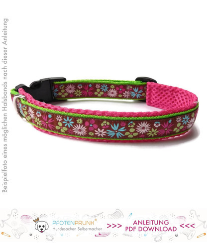 DIY Halsband Anleitung PDF Download Datei | Pfotenprunk.de