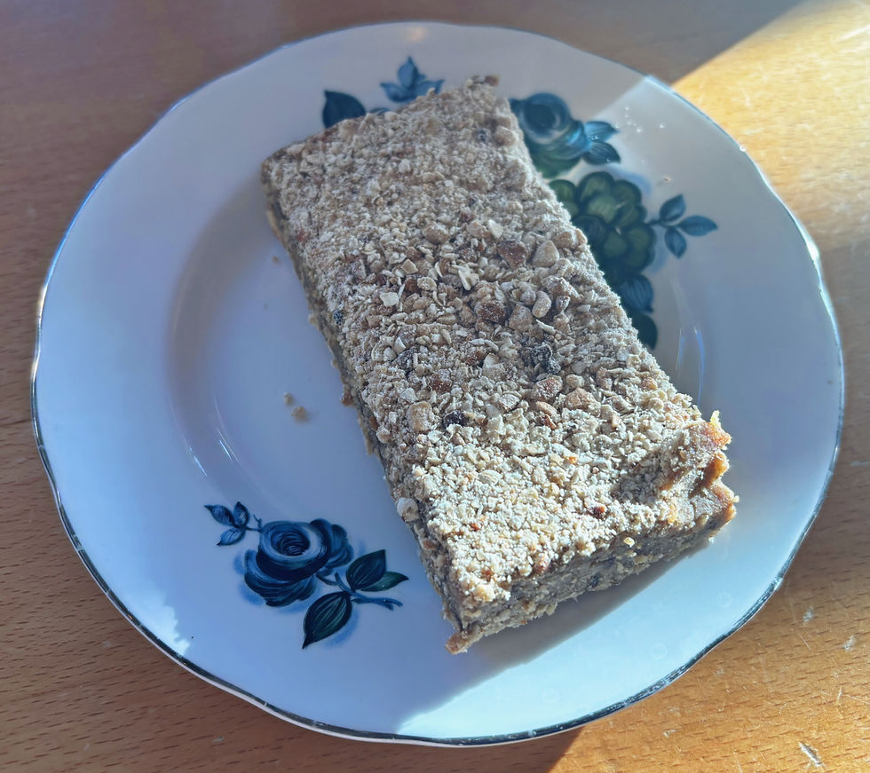 My faveriote date and cashew slice