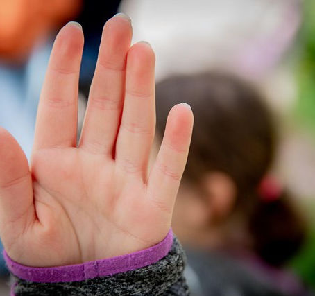 Hand einer Frau
