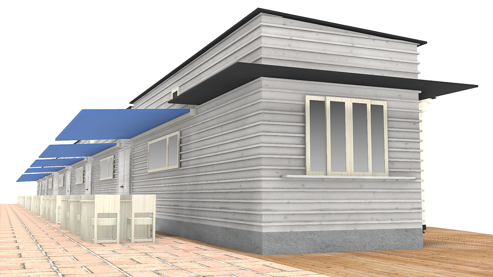 コンテナ道路側斜めから