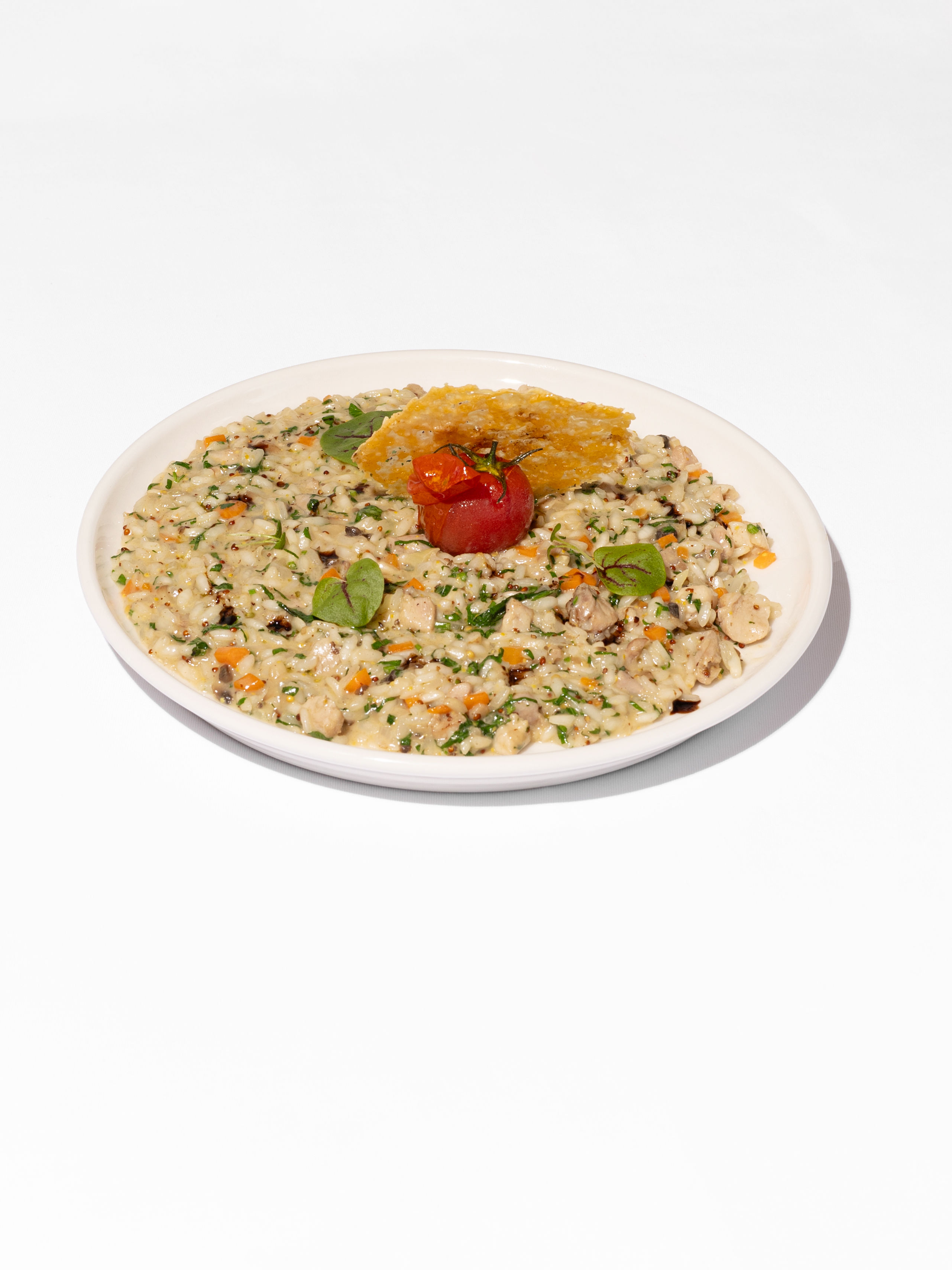 Rabbit risotto