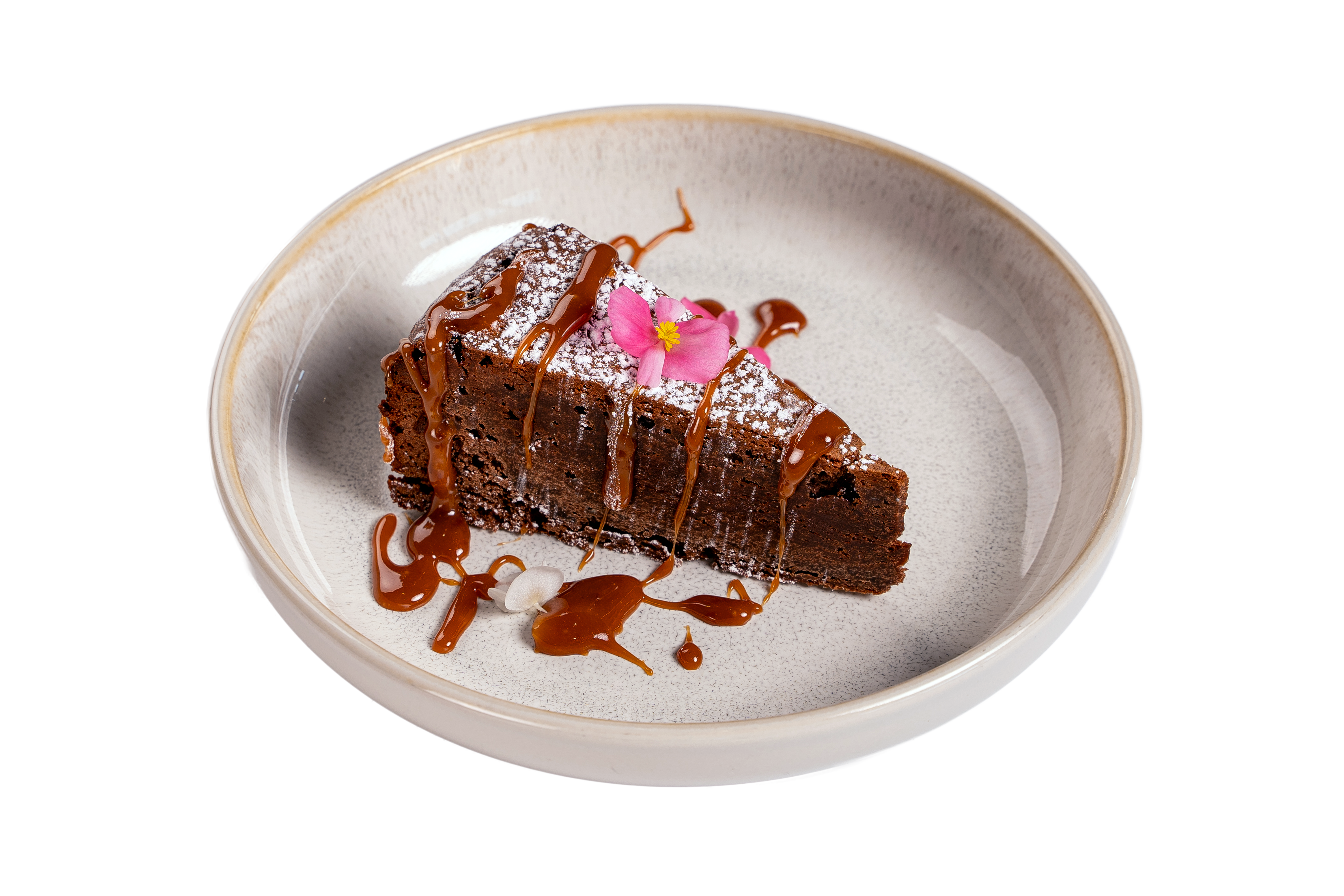 Salted caramel brownie