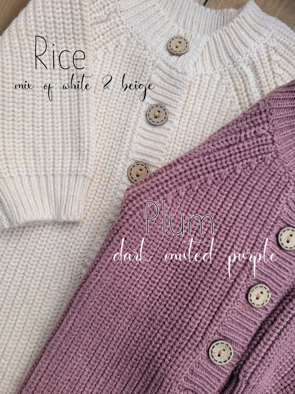 Thumbnail: Knit Romper Button Front Jumpsuit