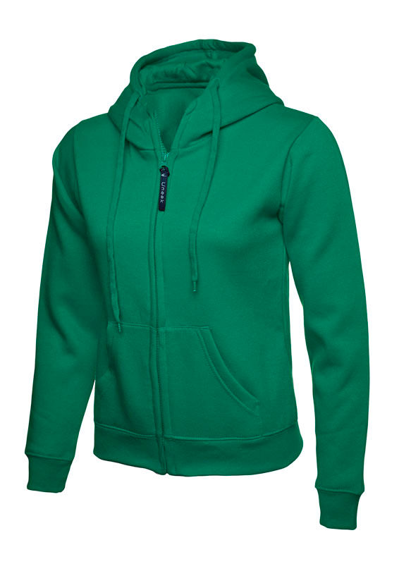 Thumbnail: UC505 Uneek Ladies Classic Zipped 300gsm Hoodie