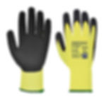 A625 - Cut D13 PU Viz-Tex Glove Yellow/Black