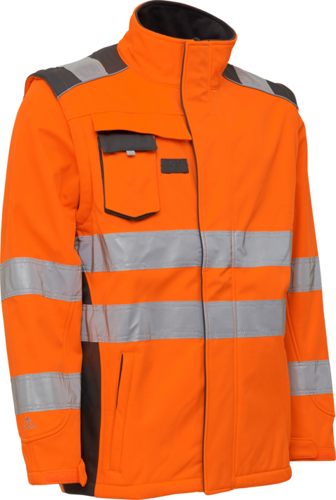 Thumbnail: 116504R ELKA Visible Xtreme Long Softshell Jacket