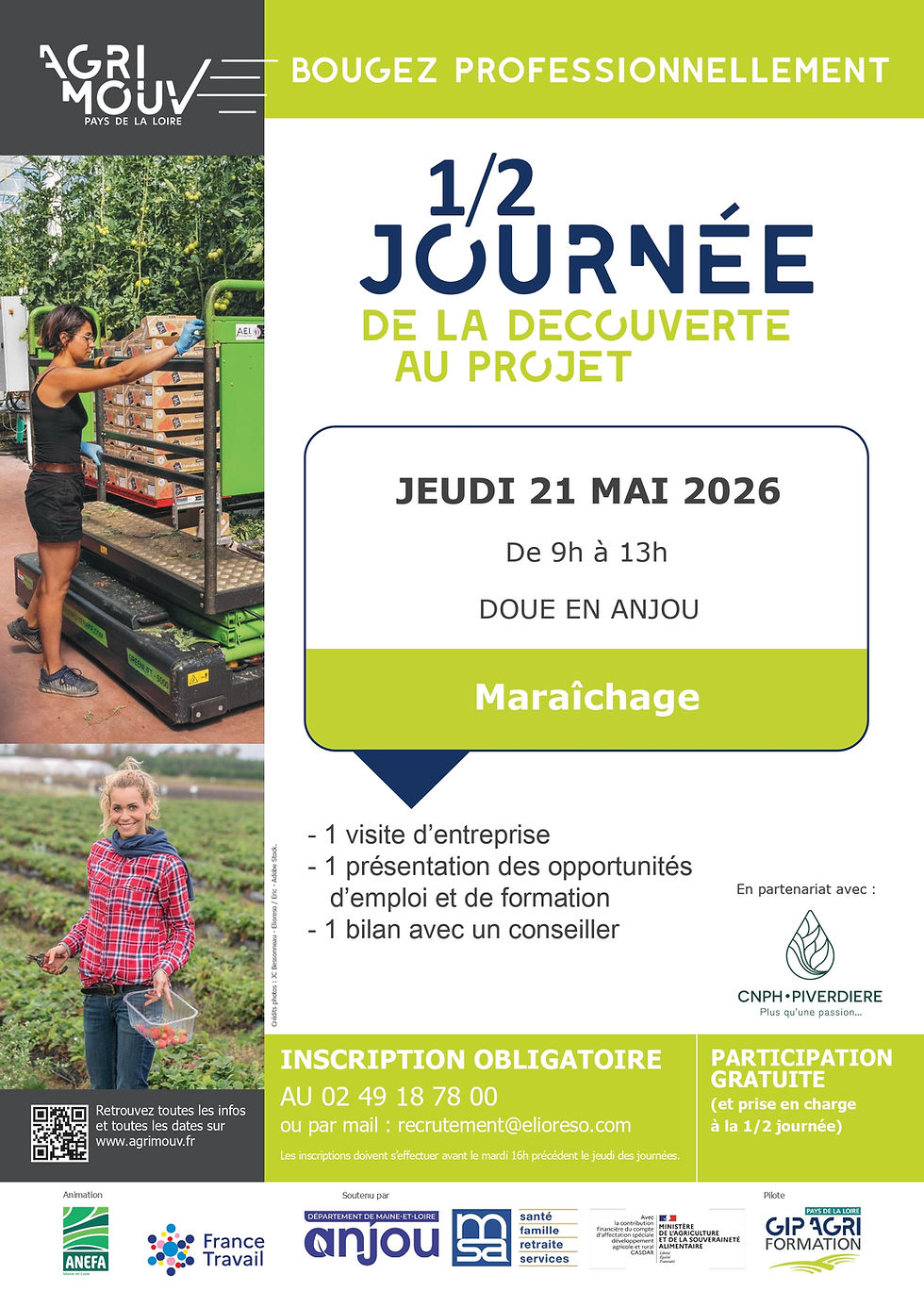 agrimouv, journée de découverte spéciale maraîchage