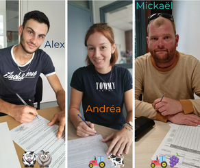 Alex, Andréa et Mickaël intègrent Elioreso GE