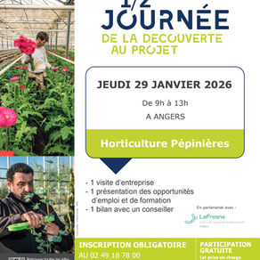 Matinée de découverte spéciale horticulture/pépinières - Jeudi 29 janvier 2026 à Angers