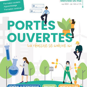 Portes ouvertes CFPPA Le Fresne Angers - Segré : 17 janvier / 7 mars / 6 mai