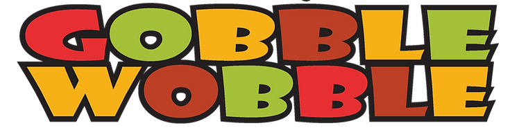 Gobble Wobble Text Logo