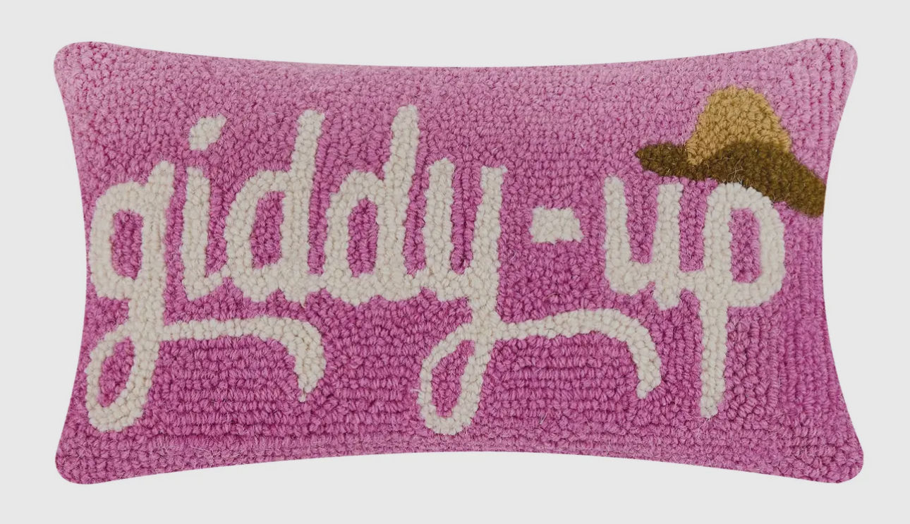 Giddy-up pillow