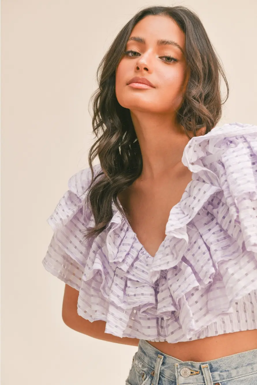 Thumbnail: Talladega Ruffle Crop