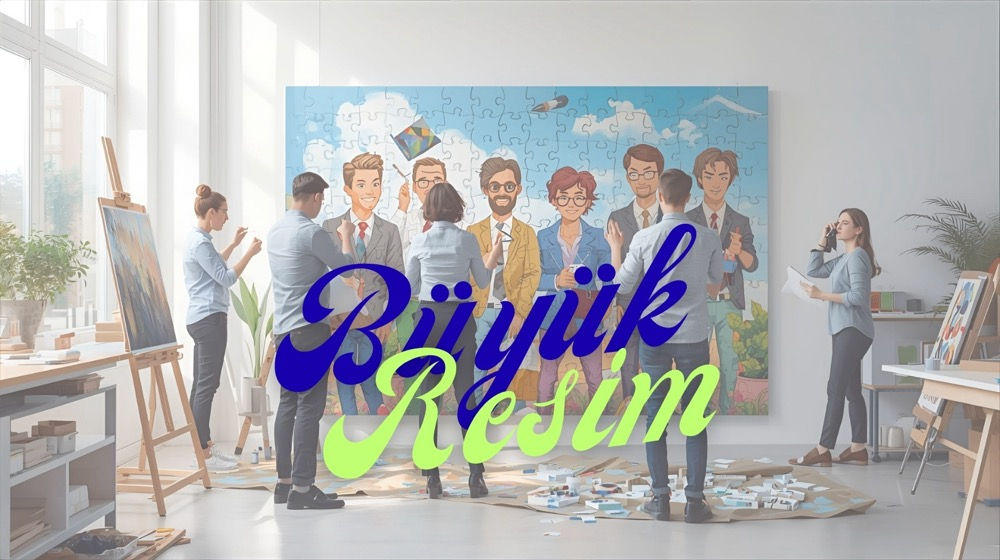 Takım çalışması ve motivasyon odaklı tasarlanmış kurumsal etkinlik programı Büyük Resim program ürün logosu