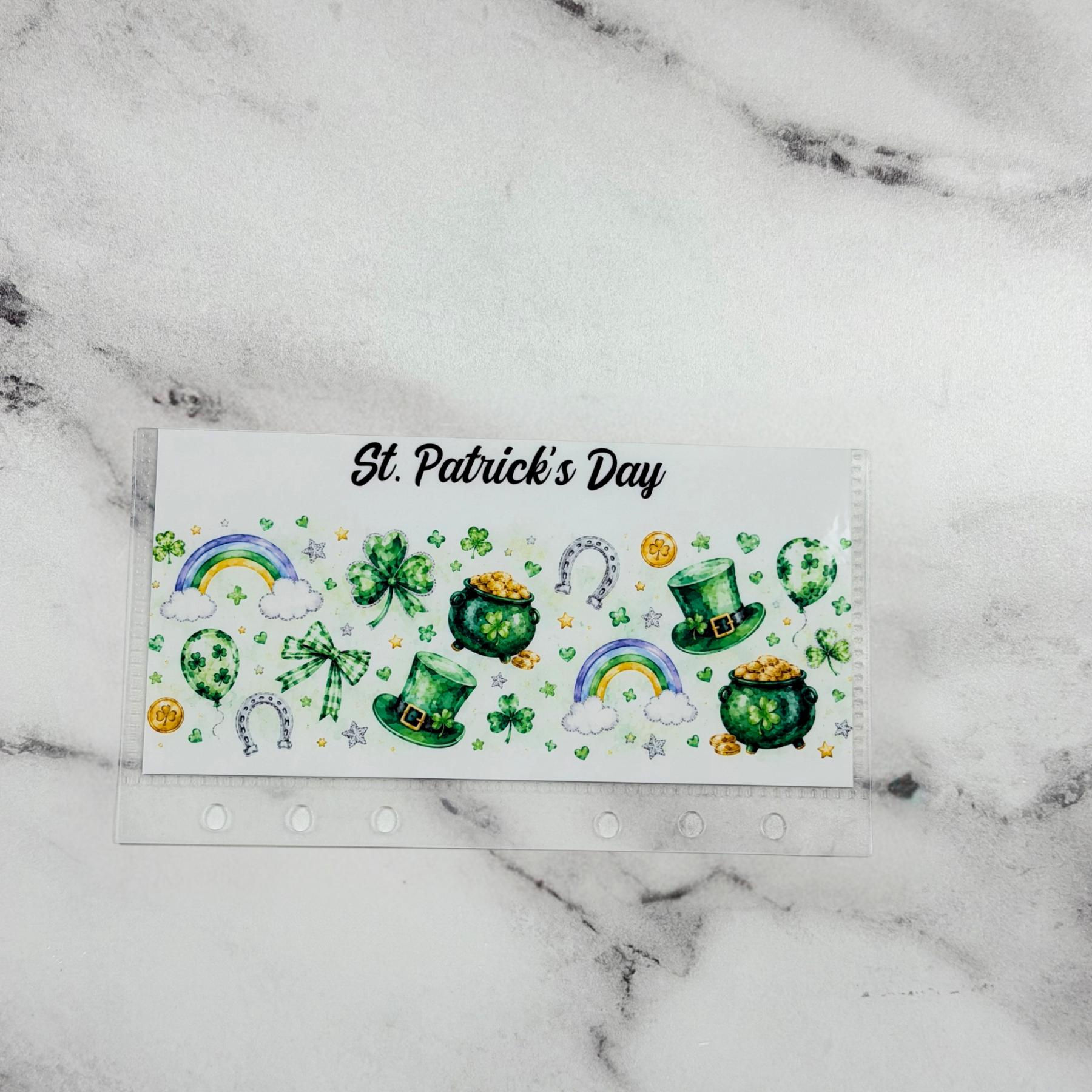 St. Patrick's Day Cash Envelope | A6 Budget Envelope