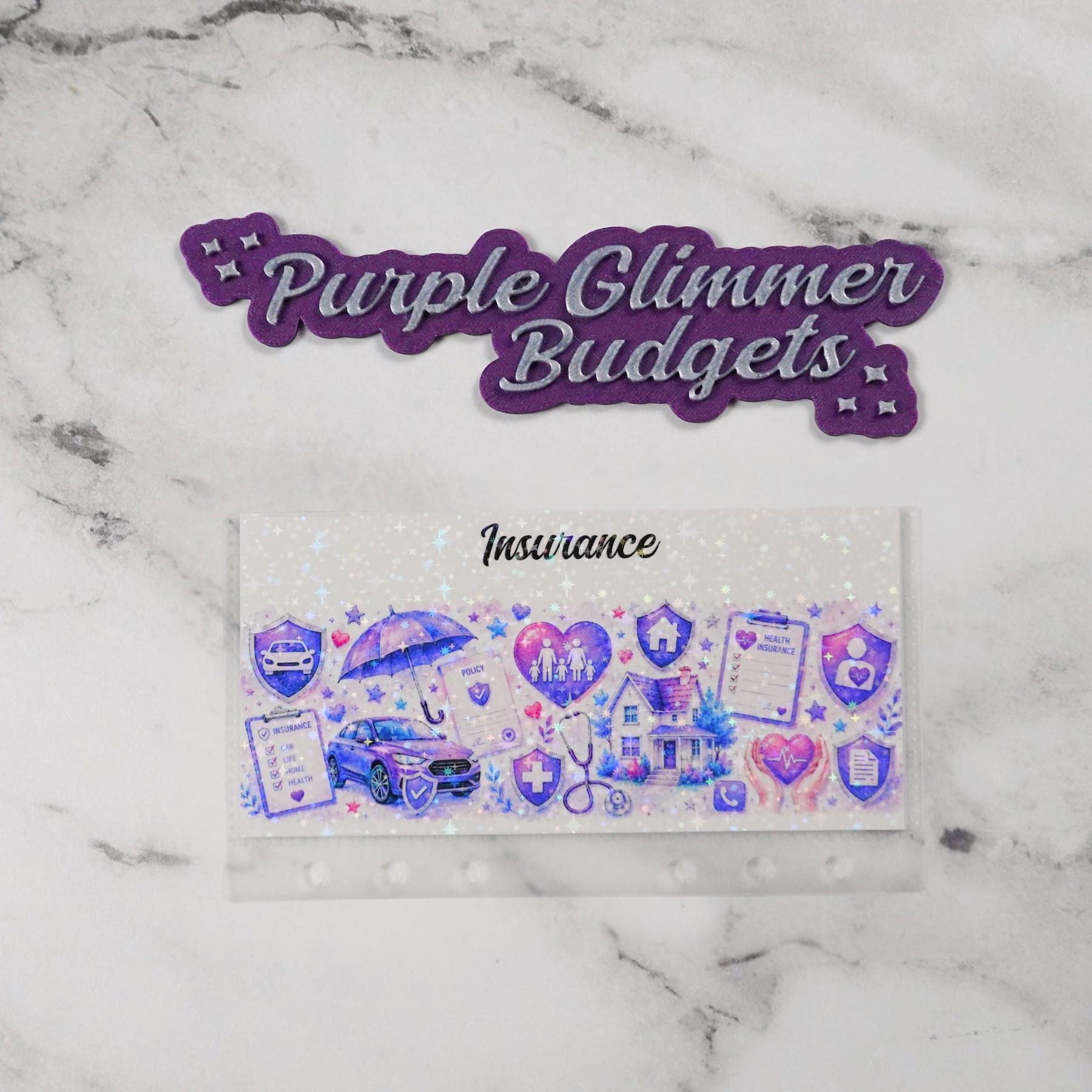 Insurance Cash Envelope | A6 Budget Envelope