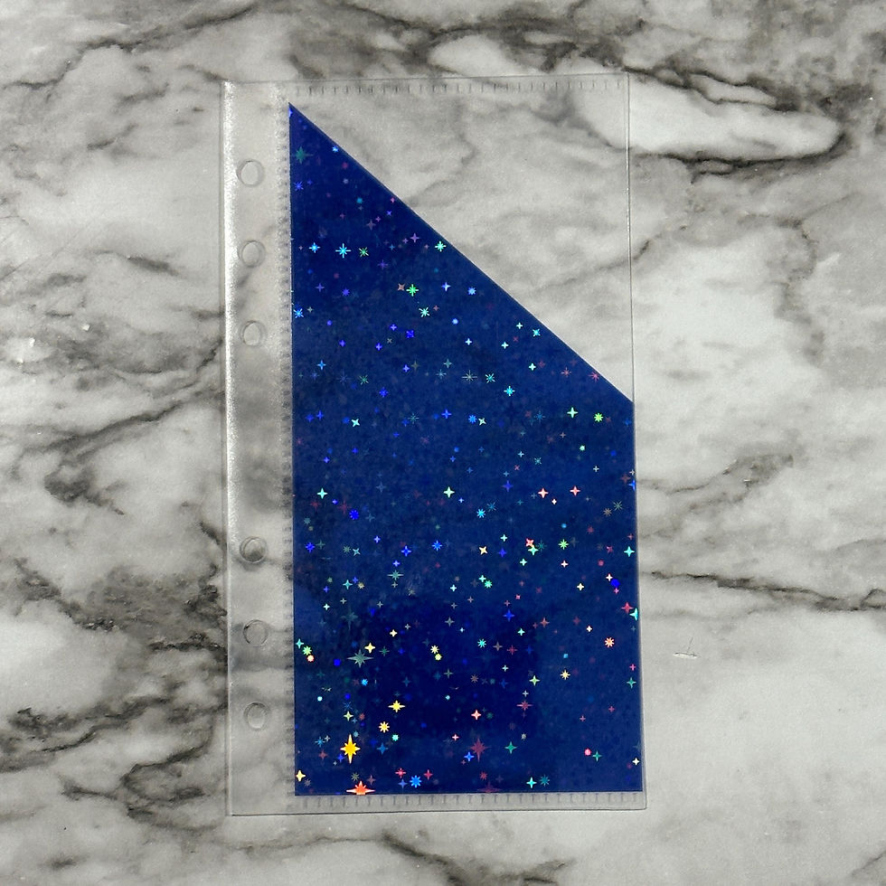 Thumbnail: Set of 3 Peekaboo Sparkle A6 Cash Envelopes