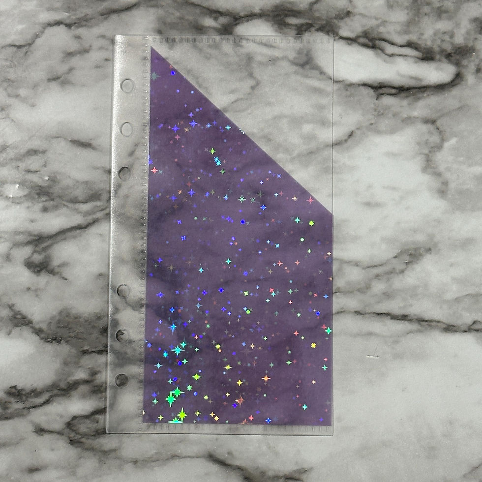 Thumbnail: Set of 3 Peekaboo Sparkle A6 Cash Envelopes