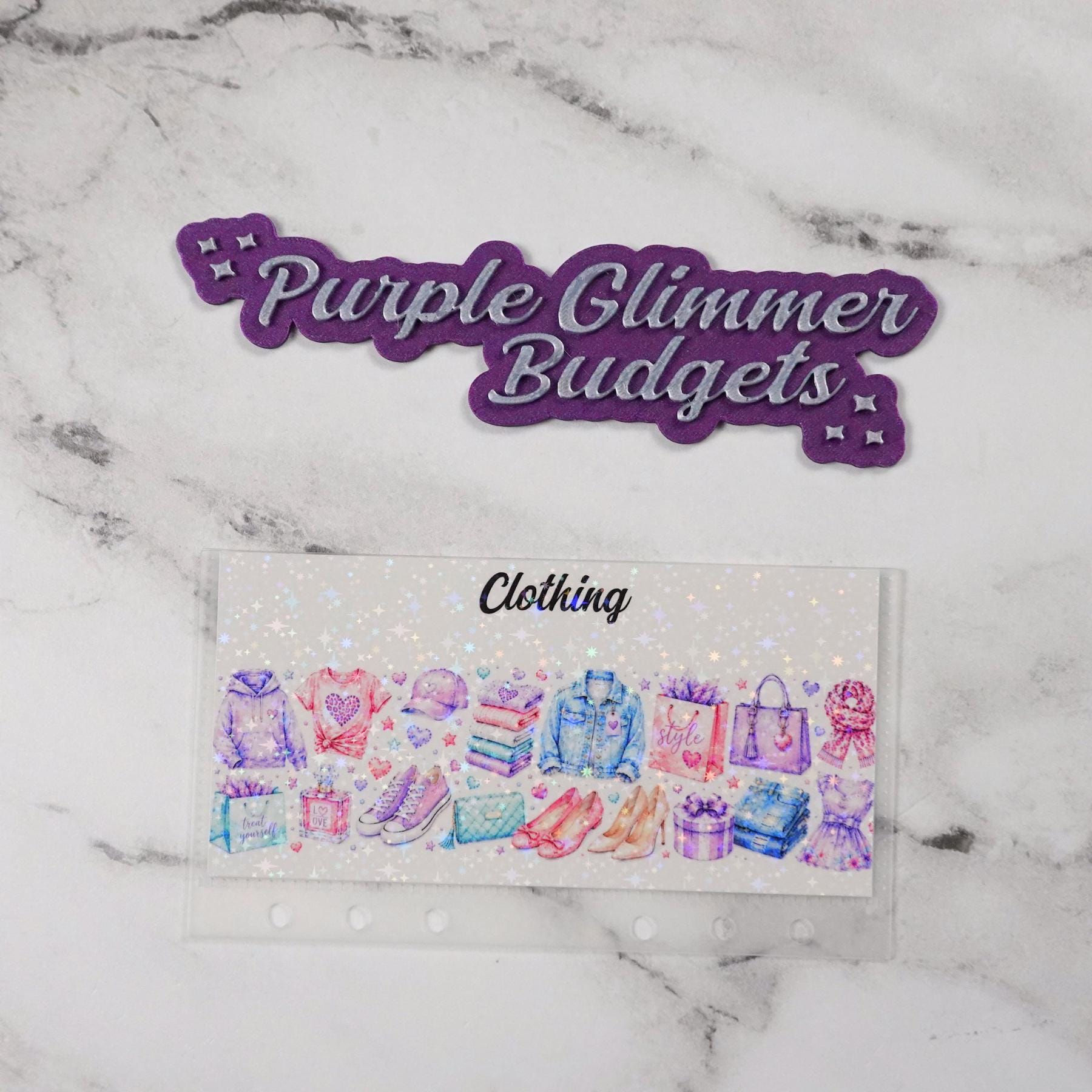 Clothing Cash Envelope | A6 Budget Envelope