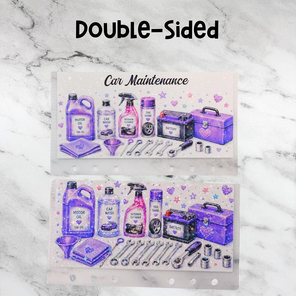 Thumbnail: Car Maintenance Cash Envelope | A6 Budget Envelope