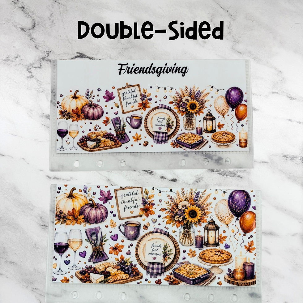 Thumbnail: Balloon Friendsgiving Cash Envelope | A6 Budget Envelope